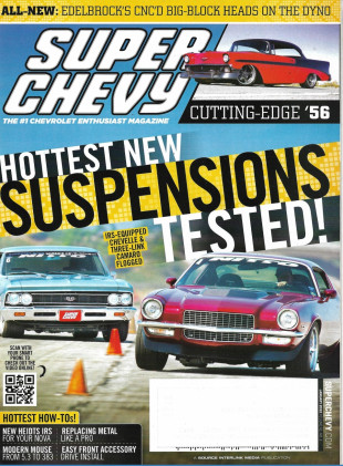 SUPER CHEVY 2012 JAN - SUSPENSIONS, '66 CHEVELLE, HOTCHKISS '71 CAMARO,MOUSE #3